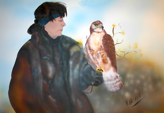 Me and Phoenix by Vicki Krinke